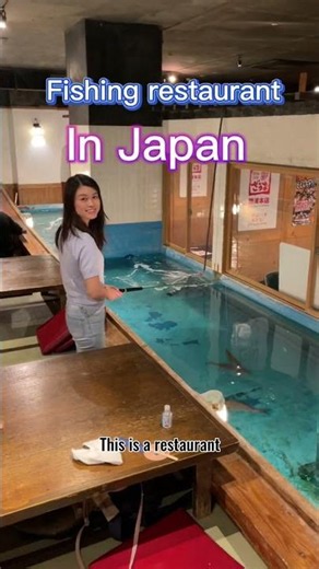 Fishing restaurant in Japan