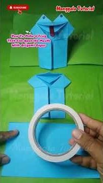 How To Make A Frog That Can Open Its Mouth #origami #origamitutorial #origamicraft #origamiart #diy