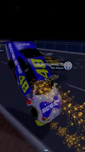 Massive Crash At The End Roblox Nascar! #gaming #roblox #viral #backstretchbattles
