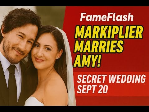 Markiplier Marries Amy Nelson 💍 After 10 Years of Love FameFlash Exclusive#celebritynews #hollywood