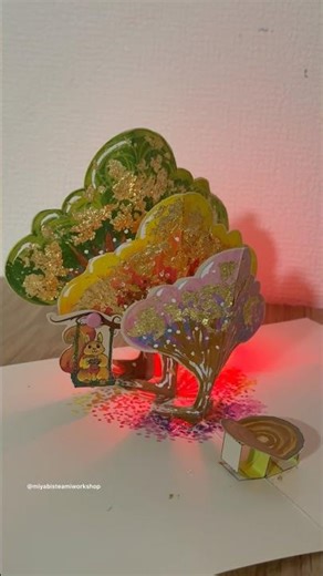 Inventor Class: How to DIY Pop-Up Tree with Glowing LED Paper | STEAM Crafting Project for Kids