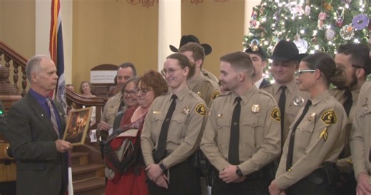 Wyoming State Capitol Christmas Nativity Blessing