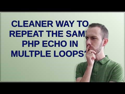 Wordpress: Cleaner way to repeat the same php echo in multple loops?