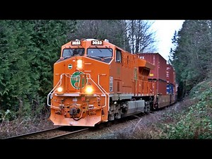 Chasing the EJ&E 3023 Heritage Unit Leading Q101 On The CN Yale Sub In British Columbia
