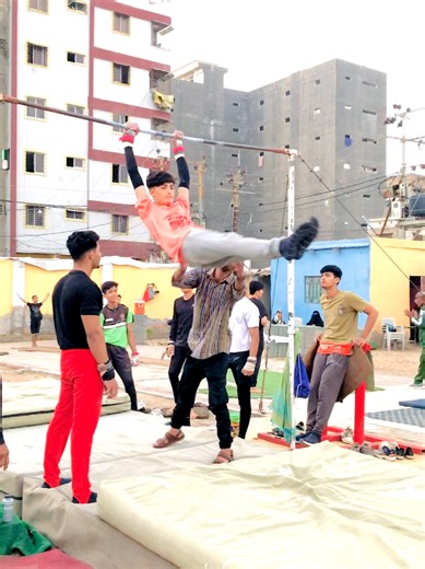 Beginner Gymnastics Training in Lyari Club, Karachi