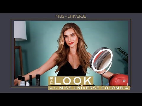 Glam Makeup Tutorial by Miss Universe Colombia | THE LOOK | Miss Universe