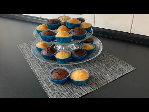 Muffin/ muffins grundrezept/ helle und dunkel muffins / Schnell und einfach backen/ Simona Brill