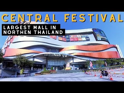 Walking Tour of the Biggest Mall in Northern Thailand - Central Festival Mall Chiang Mai