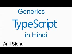 Typescript Hindi tutorial #15 Generics