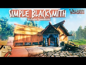 Valheim BLACKSMITH Build - Valheim Speedbuild - Valheim Time Lapse
