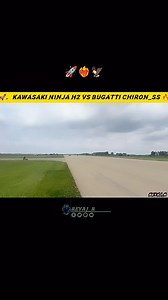 10K reactions · 138 shares | Kawasaki Ninja H2R  vs Bugatti Chiron_SS  drag Race 礪 #kawasaki #ninja #h2r #h2rkawasaki #h2rtopspeed #VS #bugatti #bugattichiron #race #tranding #viralvideo #viralshorts | Reyaj R | Facebook