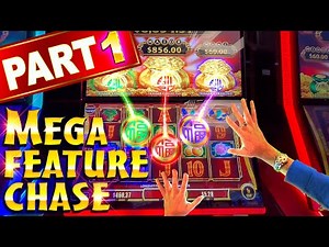 MEGA FEATURE CHASE!!! PART 1 BONUS!!! Fu Dai Lian Lian PANDA - FREE GAMES - Aristocrat CASINO SLOTS