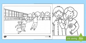 Happiness Colouring Pages