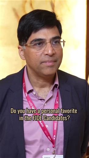 ♟️ Does Viswanathan Anand have a personal favorite in the FIDE Candidates Tournament 2026? The 5-time World Champion shares his thoughts on the upcoming battle to decide the challenger for the world title. Watch the full interview on FIDE’s YouTube channel! Here’s what you need to know about the 2026 edition: 🗓 Dates: March 28 – April 16 🌍 Location: Cap St Georges Hotel Resort, Cyprus 🇨🇾 🎟️ Book your tickets: 🔗 http://tickets.fide.com #FIDECandidates #Chess #FIDE #Cyprus