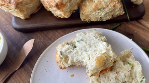 Tender, Fluffy Cream Cheese Cheddar Biscuits Recipe - Tasting Table