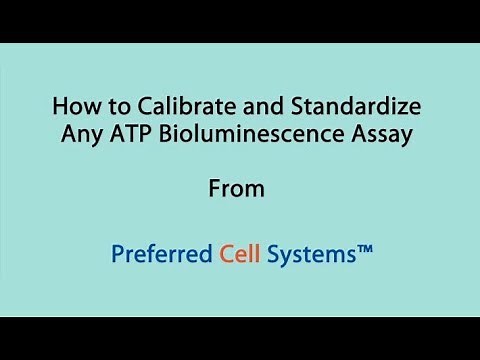 Part 1 - How to Standardize and Process Samples for any ATP Bioluminescence Assay