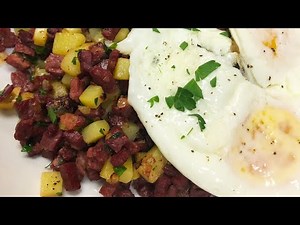 How to Make Corned Beef Hash and Eggs