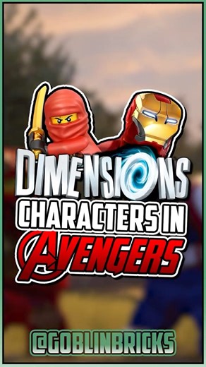 LEGO DIMENSIONS CHARACTERS IN LEGO AVENGERS!