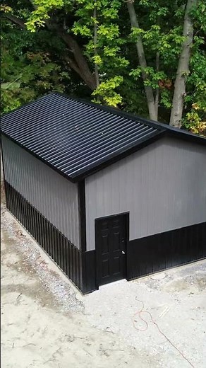 16x24x10 Pole Barn Garage