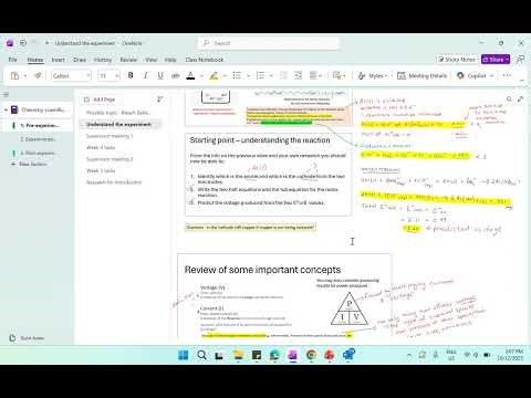 A scientific notebook example part 1