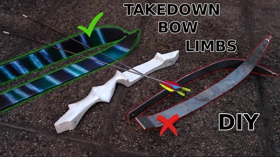 Making recurve bow limbs: From blank to ready