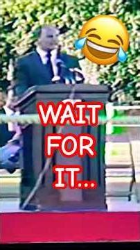 Air Horn Malfunctions During Graduation Speech! #funny