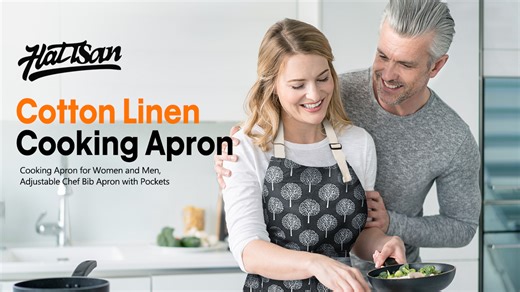 Watch Cooking Apron with Pocket on Amazon Live
