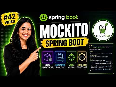 Spring Boot Video #42 | Mockito in Spring Boot | Unit Testing with JUnit 5