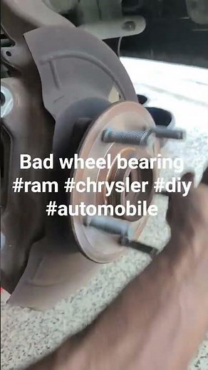 Does your wheel bearing sound like a growling or clanking while driving. #diy #automobile #mechanic