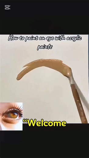 SIMPLE ACRYLIC PAINTING TUTORIAL|| PAINTING AN EYE IN ALLA PRIMA. artist: filadorapainter