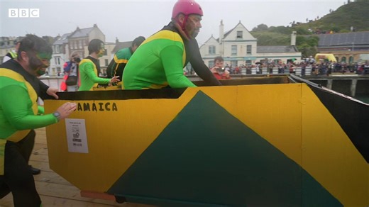 Birdman competition takes place in Ilfracombe