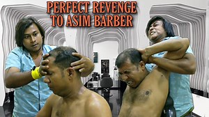 Perfect Revenge to Asim Barber / ASMR with Loud Cracks | The Barber Club