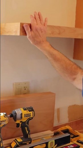 How to install floating shelves that will not pull out.#diy click the link below for the full video