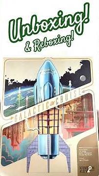 Galactic Cruise Board Game Unboxing & Reboxing! Space Adventure Strategy Game! #boardgameshorts