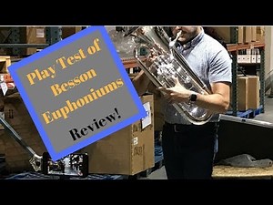 Play test and Review of Besson Euphoniums (BE162, BE967, BE2052)