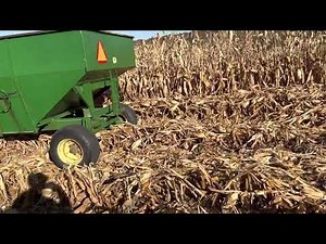 John Deere 730 Tractor and New Idea 324 Corn Picker-Sheller