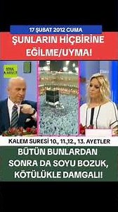 Şunların hiçbirine eğilme/uyma/itaat etme! Yaşar Nuri Öztürk & Saba Tümer