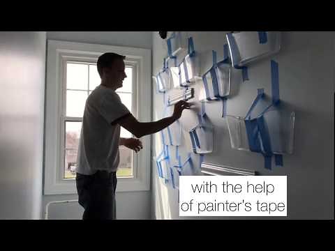 Easy DIY Wall Purse Storage Organizer Hack