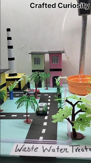 waste water treatment working model - water purification science project exhibition