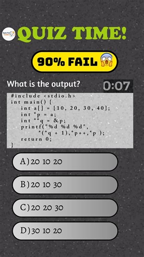 Only real C programmers will get this 😈|C programmers… what’s the output? 👀 #programmer#code#c#coder