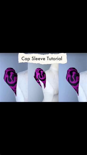 How To Cut and Sew a Cap Sleeve. Easy Cap Sleeve Tutorial #ifashy | IFashy