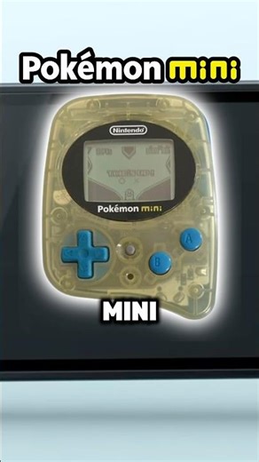 Nintendo’s Forgotten Pokémon Mini Console?! #nintendo