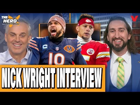 Colin Cowherd & Nick Wright DEBATE NFL playoff predictions, Chiefs, Broncos, Bears SB? | THE HERD