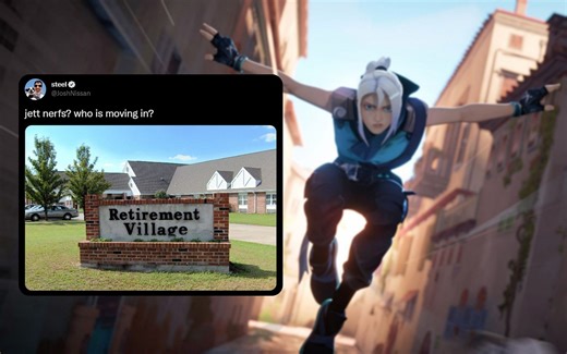 "RIP broken Jett 2020-2022": Valorant pros react to the upcoming nerfs for the duelist in patch 4.08