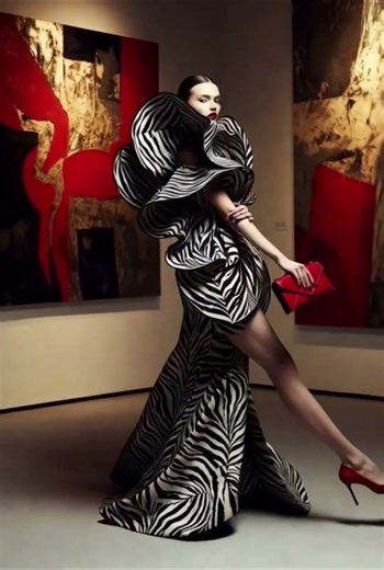 Zebra Print.#fashion #fashionstyle🦓🤍🖤