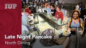 🥞 Late-Night Pancakes are back! Kick off Finals Week with free pancakes at North Dining on Monday, December 9, starting at 10:30 p.m. No meal plan? No problem. See you there! 💻📚✨ #IUPLife #FinalsFuel #LateNightPancakes | Indiana University of Pennsylvania