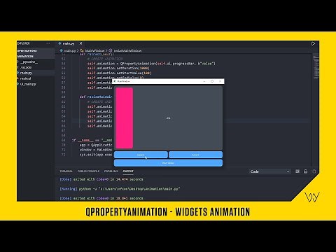 Python, Qt Designer and PySide2 (or PyQt5) QPropertyAnimation Widgets Animation [MODERN GUI]