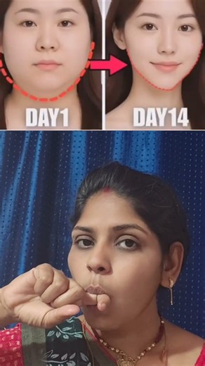 Slim Face & Sharp Jawline in 7 Days | Korean Face Yoga for Chubby Face