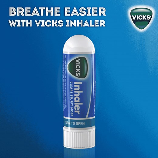 495K views · 1K reactions | Don't let a blocked nose ruin your morning coffee! Feel the fast relief anytime, anywhere with Vicks Inhaler! Always read the label. Follow the directions for use. If symptoms persist, talk to your health professional. Graphic visualization of a blocked nose symptom. | Vicks Australia & New Zealand | Facebook