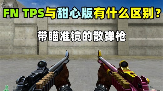 【CF趣味实验】FN TPS与甜心版有区别么？带瞄准镜的散弹枪！